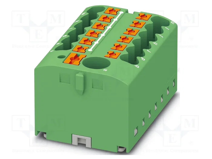 PHOENIX CONTACT PTFIX 6/12X2,5 GN Conector de carril Verde PHOENIX CONTACT PTFIX 6/12X2,5 GN Conector de carril Verde