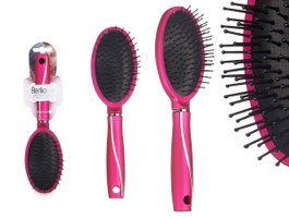 Berilo Cepillo Cabello Fucsia Siliconado Plástico 7 x 25.5 x 3.5 cm (Set de 24)