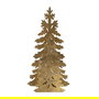 Portavelas Árbol Oro Metal Decoración 22 X 11 X 41,50 cm
