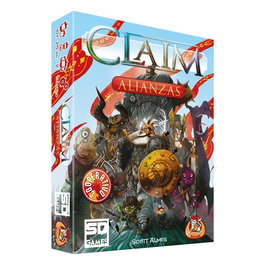 SD Games Claim: Alianzas - Juego de Mesa de Cartas Estratégico Cooperativo para 2 Jugadores - Edición en Español - Autor Scott Almes
