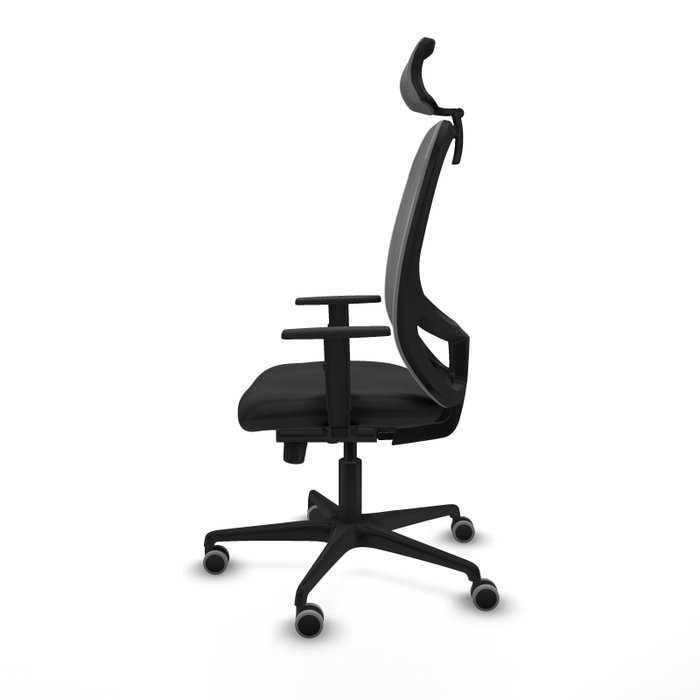 PIQUERAS Y CRESPO Silla de oficina Cilanco con mecanismo Sincro, Negro y Gris PIQUERAS Y CRESPO Silla de oficina Cilanco con mecanismo Sincro, Negro y Gris