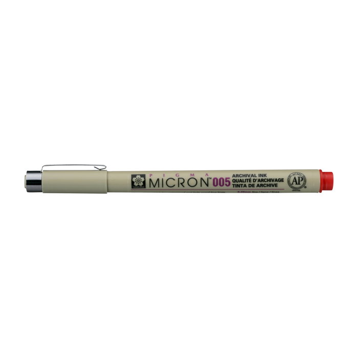 Sakura Pigma Micron 005 Rojo 0.20 mm Sakura Pigma Micron 005 Rojo 0.20 mm