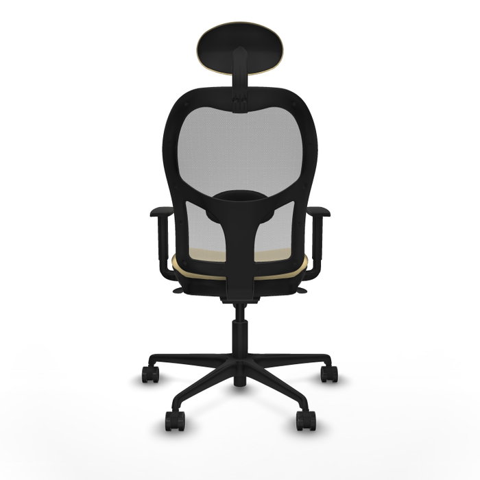 PIQUERAS Y CRESPO Silla de oficina Jorquera Crema y Gris