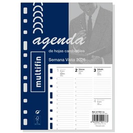 Finocam Recambio Anual Agenda Multifin 3002-155x215 mm Svv 2026
