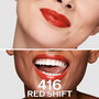 Technosatin, Gel, Lápiz labial líquido, CUATROCIENTOS DIECISÉIS, Corrimiento al rojo, 3.30 g