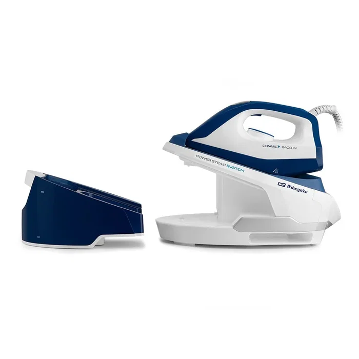 Orbegozo Centro de Planchado VP 8600, 2400 W, Suela de Ceranium, Azul y Blanco Orbegozo Centro de Planchado VP 8600, 2400 W, Suela de Ceranium, Azul y Blanco