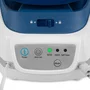 Orbegozo VP 8600 Centro de Planchado de Vapor 2400W, Depósito Agua Extraíble 2L, Suela Ceranium, Función Golpe de Vapor 150g/min, 5 Barras, Apagado Automático, Color Azul y Blanco