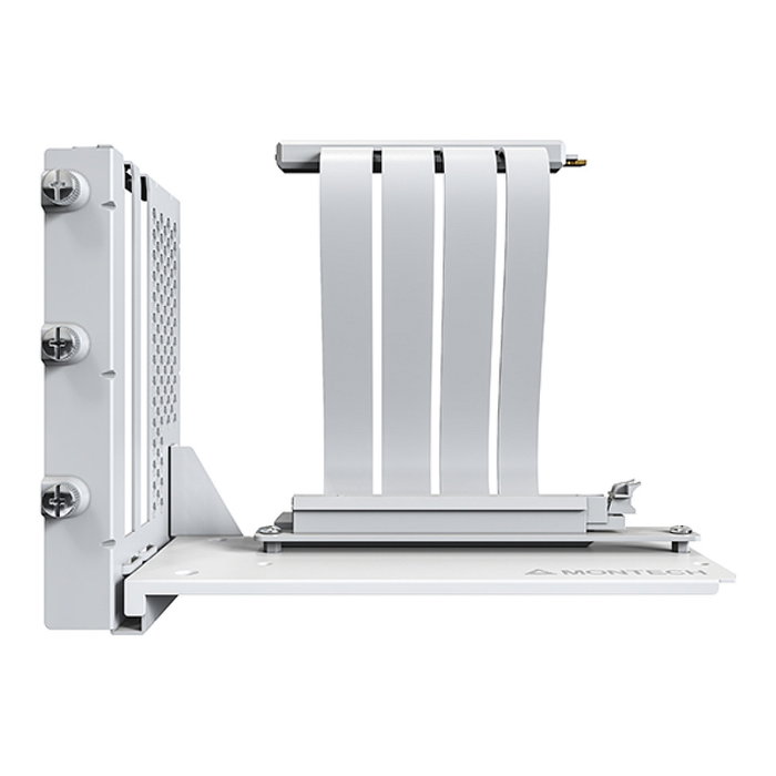 Montech VGM 2 GPU Vertical Mounting Kit PCIe 4.0 Riser Cable Blanco 20cm