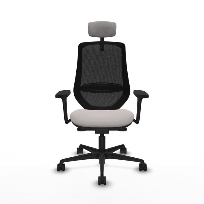 PIQUERAS Y CRESPO Silla de oficina Mardos con mecanismo Sincro/Traslack Blanco/Negro PIQUERAS Y CRESPO Silla de oficina Mardos con mecanismo Sincro/Traslack Blanco/Negro