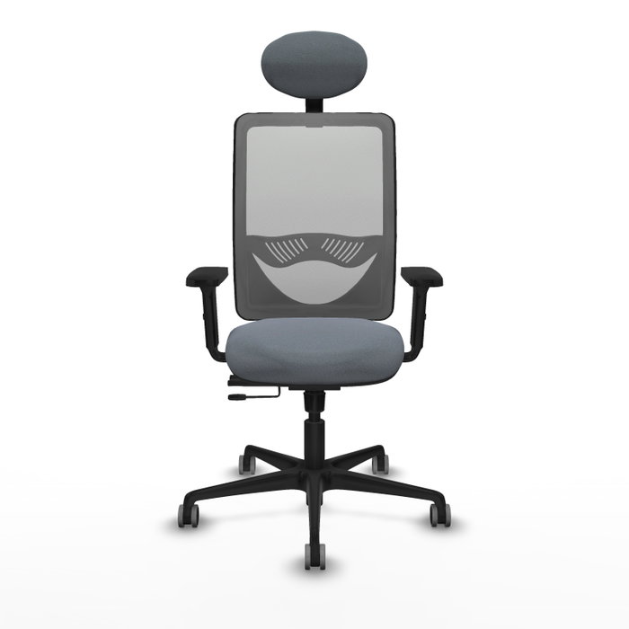 PIQUERAS Y CRESPO Silla de oficina Zulema Gris con mecanismo Sincro/Traslack PIQUERAS Y CRESPO Silla de oficina Zulema Gris con mecanismo Sincro/Traslack