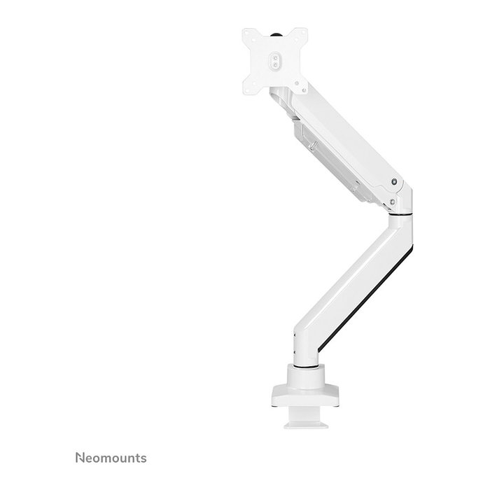 Neomounts NM-D775WHITEPLUS Brazo para Pantallas hasta 49" (124 cm) Curvas y Planas, Soporte de Escritorio con Resorte de Gas, Blanco