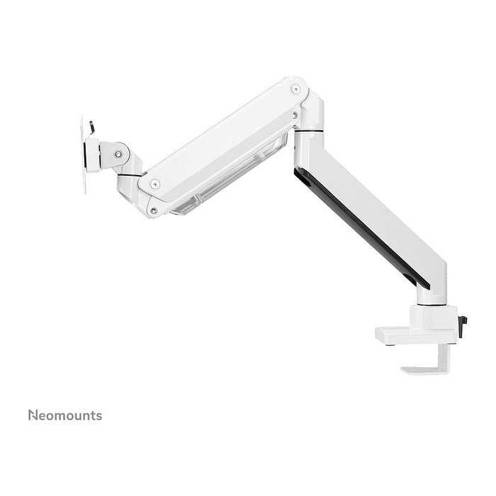 Neomounts NM-D775WHITEPLUS Brazo para Pantallas hasta 49" (124 cm) Curvas y Planas, Soporte de Escritorio con Resorte de Gas, Blanco
