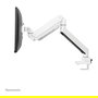 Neomounts NM-D775WHITEPLUS Brazo para Pantallas hasta 49" (124 cm) Curvas y Planas, Soporte de Escritorio con Resorte de Gas, Blanco