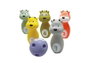 Jugatoys Juego de bolos animales tacto suave
