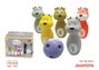 Jugatoys Juego de bolos animales tacto suave