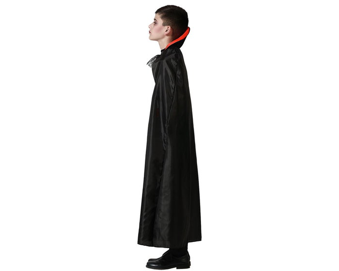 Disfraz de Vampiro Infantil Niño 7-9 Años - Conjunto con Camiseta Blanca, Capa y Cinturón Negro Disfraz de Vampiro Infantil Niño 7-9 Años - Conjunto con Camiseta Blanca, Capa y Cinturón Negro