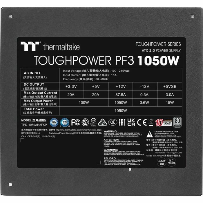 Thermaltake Toughpower PF3 1050W Gen 5 Negro