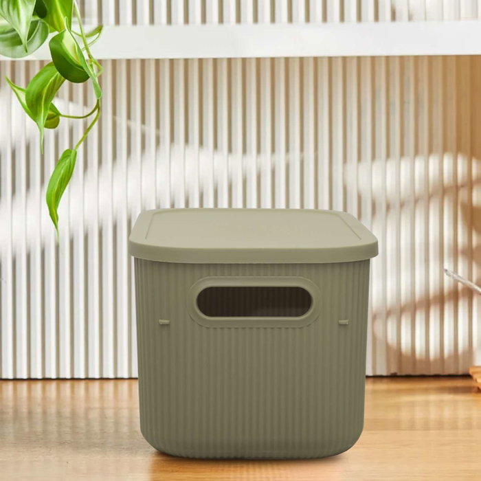 Aberto Design 241782 Caja de Almacenamiento de Plástico Verde Claro 6.2 Litros 18x25x16 cm Aberto Design 241782 Caja de Almacenamiento de Plástico Verde Claro 6.2 Litros 18x25x16 cm