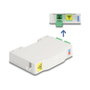 DeLOCK 85935 Caja de conexión de fibra óptica para carril DIN con 2 x SC Simplex