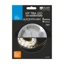 Silver Electronics Kit de Tira LED, 3 Metros, 4.8W, Blanco Frío 5000K, IP20 para Interior, Blanco, 60 LEDs, Modelo 240350