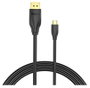 Vention Cable Conversor CGYBH USB Tipo-C Macho a DisplayPort Macho 2m Negro