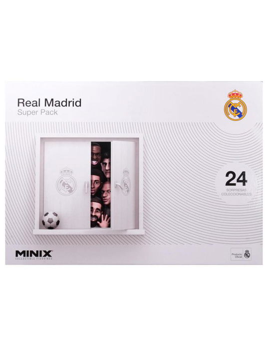 Minix Calendario Adviento Super Pack Real Madrid con 12 Figuras de Jugadores como Mbappé y Bellingham