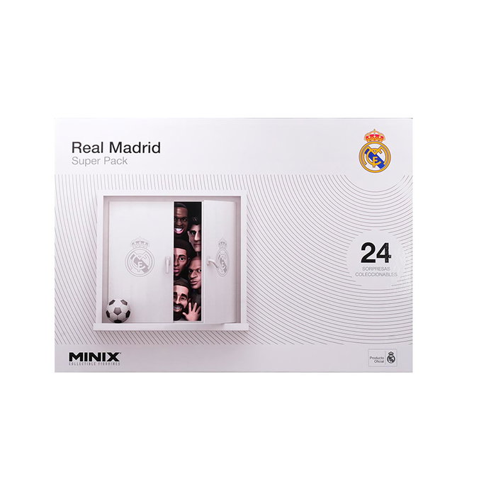 Minix Calendario de Adviento Real Madrid con 12 Figuras y 12 Accesorios Minix Calendario de Adviento Real Madrid con 12 Figuras y 12 Accesorios