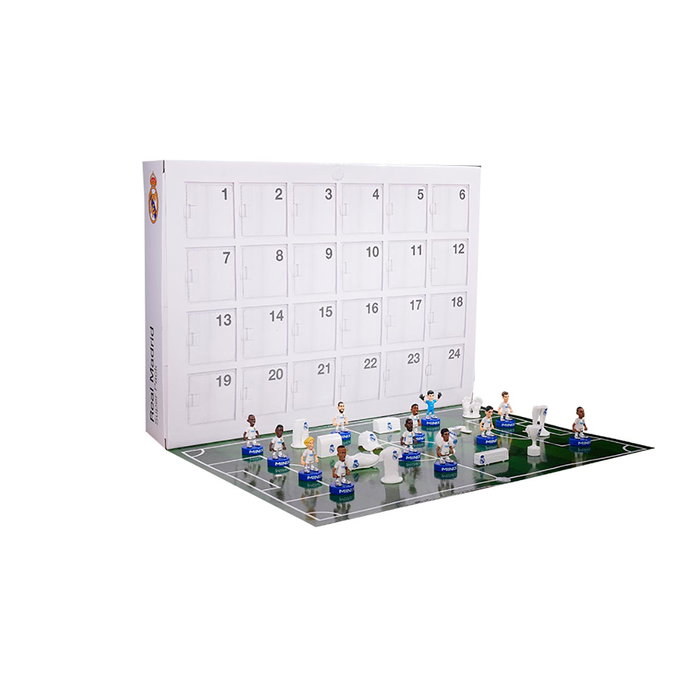 Minix Calendario de Adviento Real Madrid con 12 Figuras y 12 Accesorios Minix Calendario de Adviento Real Madrid con 12 Figuras y 12 Accesorios