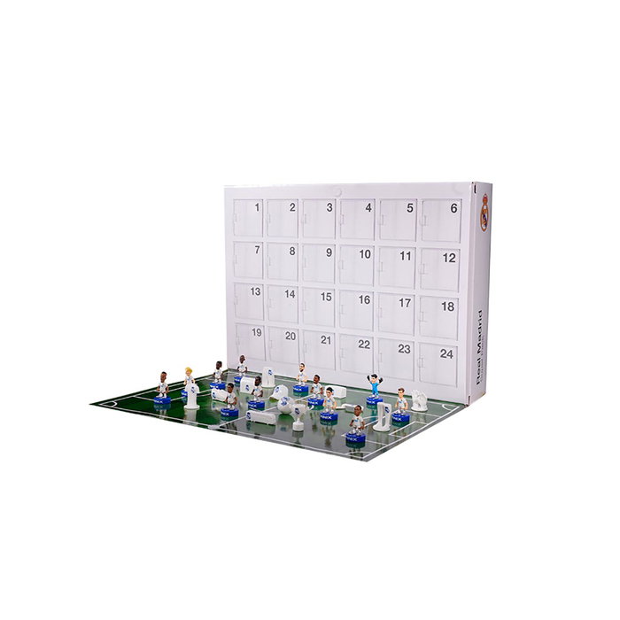Minix Calendario de Adviento Real Madrid con 12 Figuras y 12 Accesorios Minix Calendario de Adviento Real Madrid con 12 Figuras y 12 Accesorios