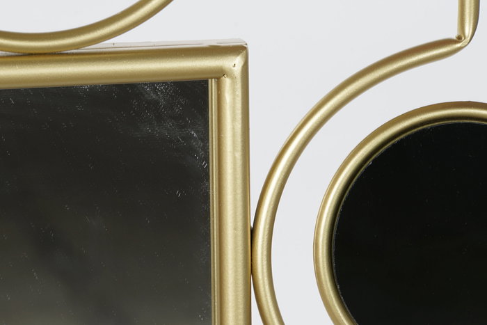 DKD Home Decor Espejo Metal PVC 70x2x100 Dorado y Negro DKD Home Decor Espejo Metal PVC 70x2x100 Dorado y Negro