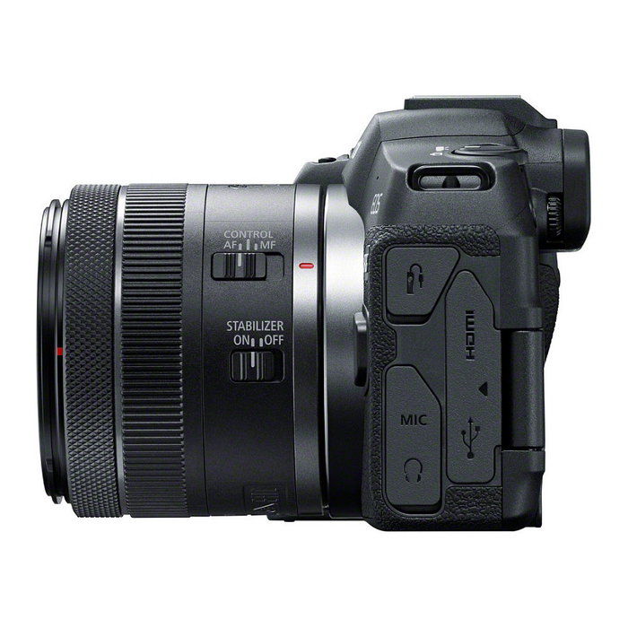 Canon EOS R8 Cámara Mirrorless Full Frame 24.2 MP con Lente RF 24-50mm F4.5-6.3 IS STM Kit, Sensor CMOS, 4K Ultra HD, Pantalla Táctil, Negro