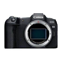 Canon EOS R8 Cámara Mirrorless Full Frame 24.2 MP con Lente RF 24-50mm F4.5-6.3 IS STM Kit, Sensor CMOS, 4K Ultra HD, Pantalla Táctil, Negro