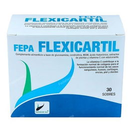 FEPADIET Flexicartil 30Sbrs. Colágeno y Condroitina para la Salud Articular con Vitamina C y Ácido Hialurónico