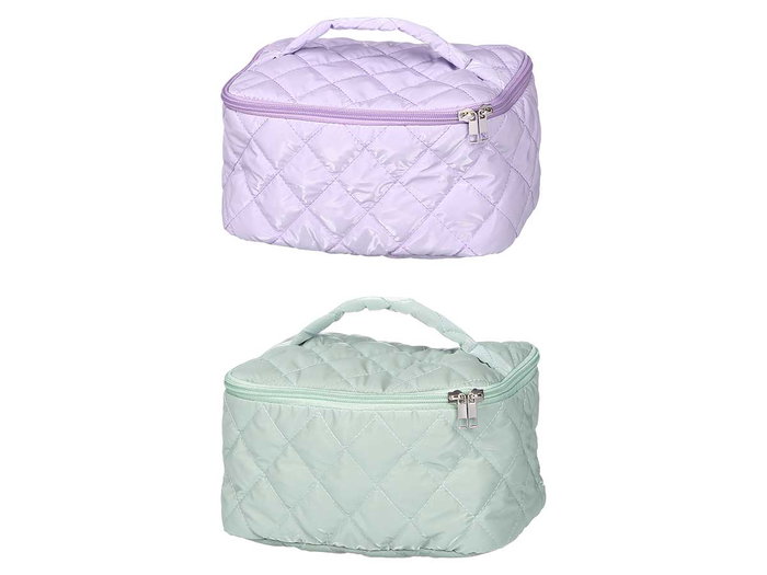 Berilo Neceser con Asa Surtido Colores Lila y Verde