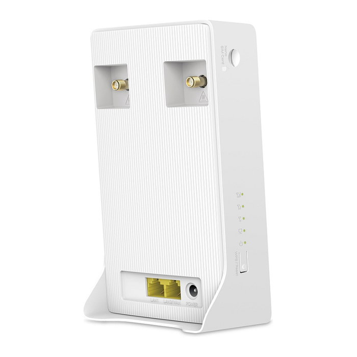 TP-Link Mercusys MB110-4G Enrutador WiFi N300 4G LTE + Módem LTE, Banda 2.4 GHz, Ethernet, 2 Puertos LAN, Velocidad hasta 300 Mbps, Blanco