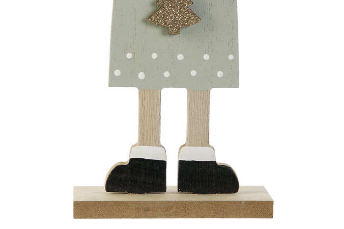 DKD Home Decor Figura Reno Multicolor de MDF y Poliéster 4.5 x 21 x 12 cm (6 Unidades)