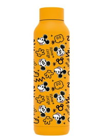 QUOKKA Botella Termo Mickey Pop Acero Inoxidable Amber Yellow 630 ml