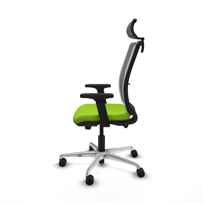 PIQUERAS Y CRESPO Silla de oficina Haches Pistacho/Gris con mecanismo Sincro/Traslack PIQUERAS Y CRESPO Silla de oficina Haches Pistacho/Gris con mecanismo Sincro/Traslack