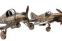 DKD Home Decor Vehículo de Decoración Metal Surtido de 2 Unidades