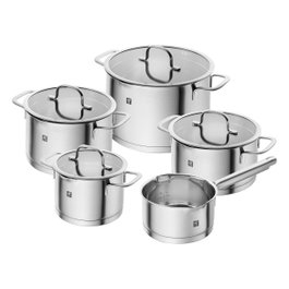 Zwilling TrueFlow Set de Cocina de 5 Piezas, Plata