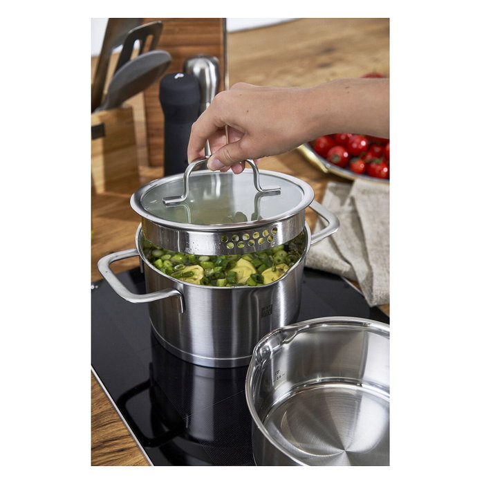 Zwilling TrueFlow Set de Cocina de 5 Piezas, Plata