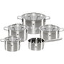 Zwilling TrueFlow Juego de Cocina de 5 Piezas, Plata