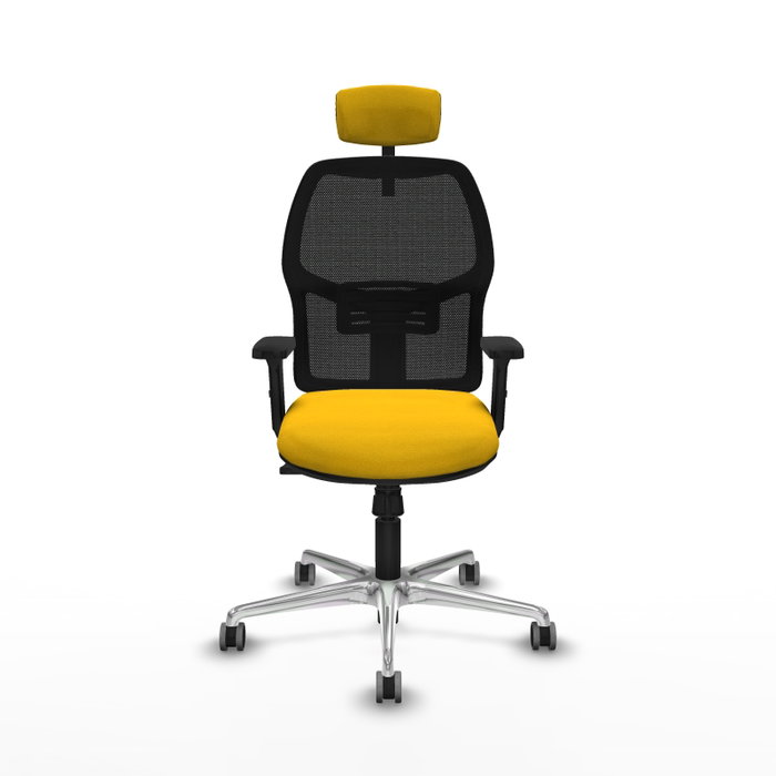 PIQUERAS Y CRESPO Silla de oficina Alfera Sincro Bali Amarillo