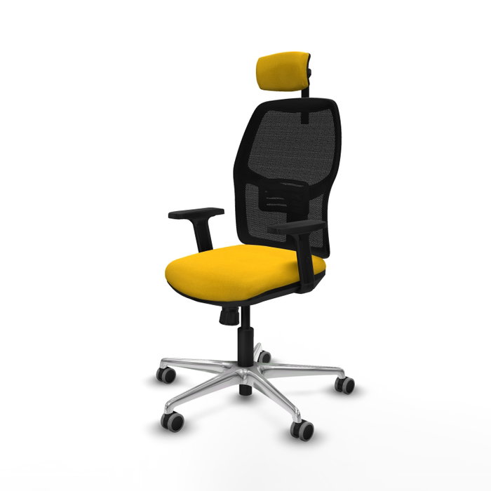 PIQUERAS Y CRESPO Silla de oficina Alfera Sincro Bali Amarillo