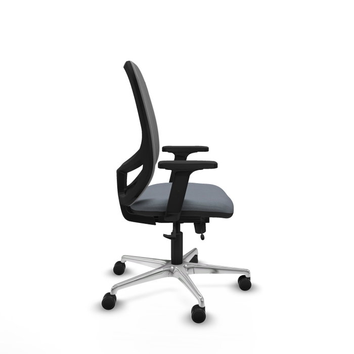PIQUERAS Y CRESPO Silla de oficina Cilanco Gris con mecanismo Sincro/Traslack