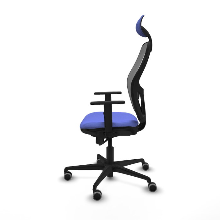 PIQUERAS Y CRESPO Silla de oficina Jorquera, Sincro, Azul claro y Gris