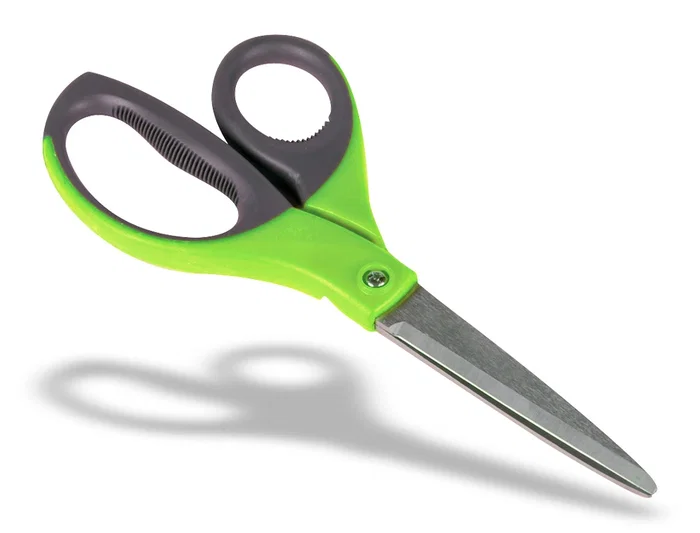 Q-connect Tijeras Oficina Mango Caucho Acero Inoxidable 8 Pulgadas 21 cm Blister Uso Oficina