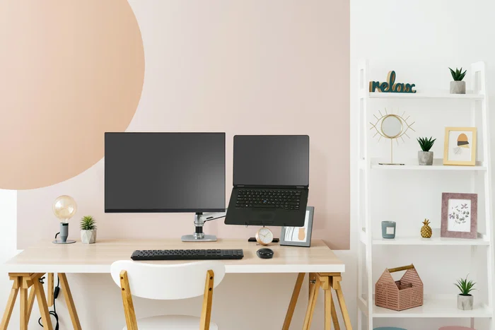 Ergotron 45-549 026 LX Dual Stacking Arm Tall Pole - Brazo de Montaje Doble Apilado Alto para 2 Monitores (Hasta 40"/101.6 cm) - Soporte VESA 75/100 mm, Peso 20 kg