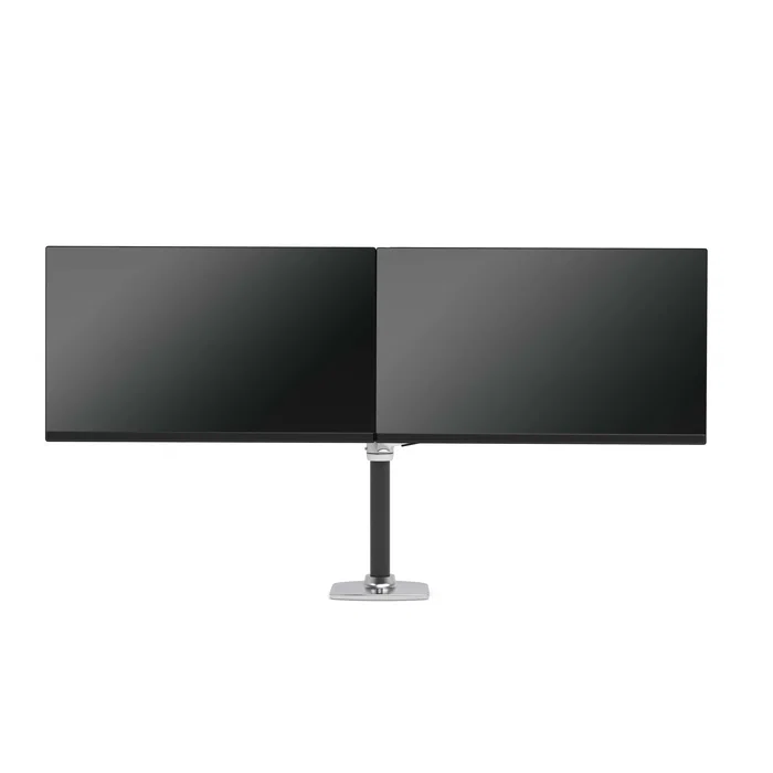 Ergotron 45-549 026 LX Dual Stacking Arm Tall Pole - Brazo de Montaje Doble Apilado Alto para 2 Monitores (Hasta 40"/101.6 cm) - Soporte VESA 75/100 mm, Peso 20 kg