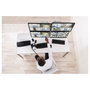 Ergotron LX Dual Stacking Arm Tall Pole con mástil alto